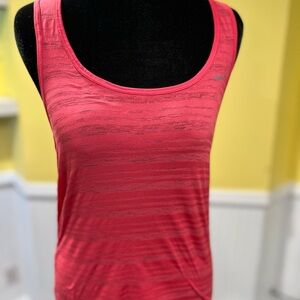 Nike Pink Fitted Sleeveless Tank Top